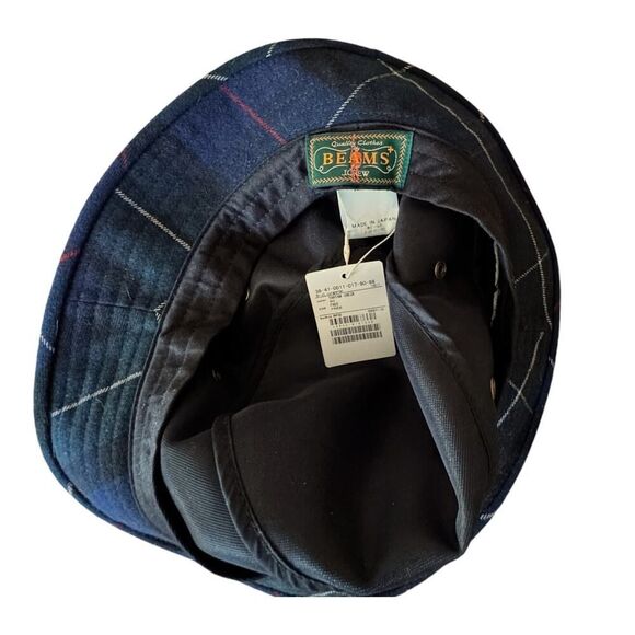 NWT Beams Plus x J.Crew Plaid Tartan Adjustable Bucket Hat - Picture 4 of 6
